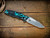 Eklipse 3.5" Skinny Fullered Harpoon Spearpoint Non-Flipper-Magnacut-Battle Black-Stonewash Blade-Black G10-Titanium Hardware/Thumbstud-Lockside