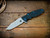 Eklipse 3.5" Skinny Fullered Harpoon Spearpoint-Magnacut-Battle Purple-Black G10-Titanium Hardware-Scale Side