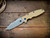 Eklipse 3.5" Skinny Fullered Harpoon Spearpoint-Magnacut-Battle Bronze-Coyote G10-Titanium Hardware-Scale Side