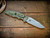 Eklipse 3.5" Skinny Fullered Harpoon Spearpoint Non Flipper-Magnacut-Battle Green-Orange G10-Titanium Hardware-Lockside