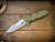 Eklipse 3.5" Skinny Fullered Harpoon Spearpoint-Magnacut-Stonewash Blade-Battle Green-OD Green G10-Titanium Hardware-Scale Side