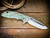 XM-18 3.5"-20CV-Spanto-Two Tone Blade-Bead Blast Green-Dark Green G10-Copper/Titanium Hardware-Lockside