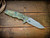 Eklipse 3.5" Skinny Fullered Harpoon Spanto-Magnacut-Battle Green-OD Green G10-Titanium Hardware -Lockside