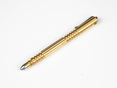Investigator Pen-Brass-Satin