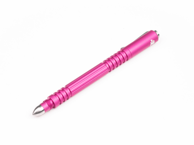 Investigator Pen- Aluminum - Straight Flute - Matte Pink