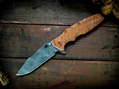 Eklipse-S45VN-Harpoon Spanto-BPU926-Textured Copper-Copper Hardware