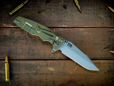 Eklipse-S45VN-Harpoon Spanto-Bead Blast Gold-Full Textured Titanium-Brass Hardware