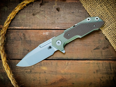Full Track-Spanto-S45VN-Bead Blast Green-FDE G10