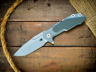 Full Track-Spanto-S45VN-Bead Blast Grey/Blue-Grey G10