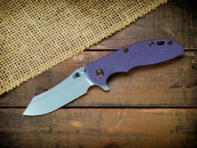 XM-18 3.5"-S45VN-Skinner-Bead Purple/Blue-Purple G10-Purple Ti Hardware