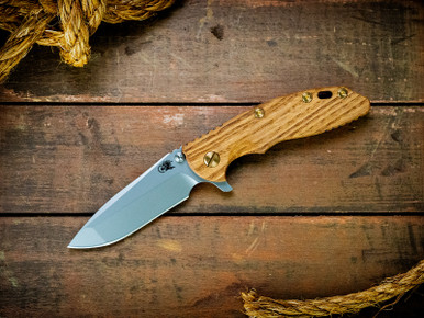 XM-18 3.5" Spanto-Bead Blast Purple-Wormy Chestnut-Brass Hardware