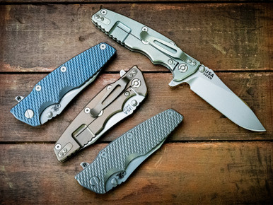 Eklipse-Slicer Hollow Ground-S45VN-Bead Blast-Full Titanium-Bead Blasted Hardware