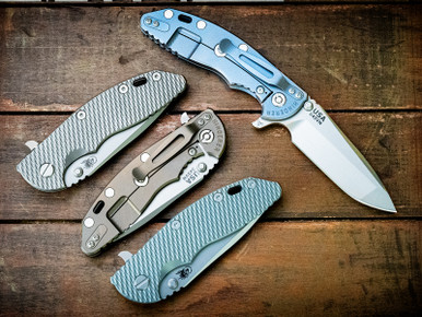 XM-18 Spanto-S45VN-Bead Blast-Full Titanium-Bead Blasted Hardware
