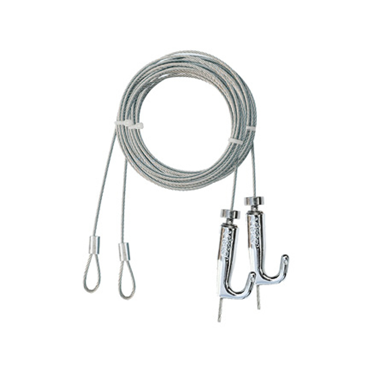 Ceiling Mounted Cable Hanging Kit with Hooks - Pack of 2