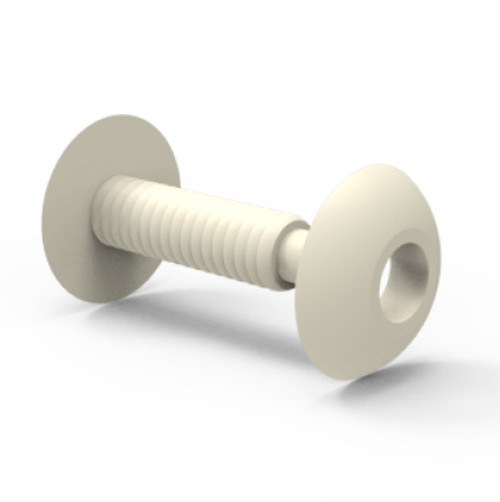 Plastic Rapid Fasteners - 15mm - Display Components on white background