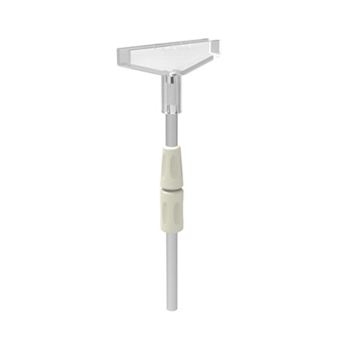 Showcard Stand Telescopic Pole & Clip -800- Signage on white background