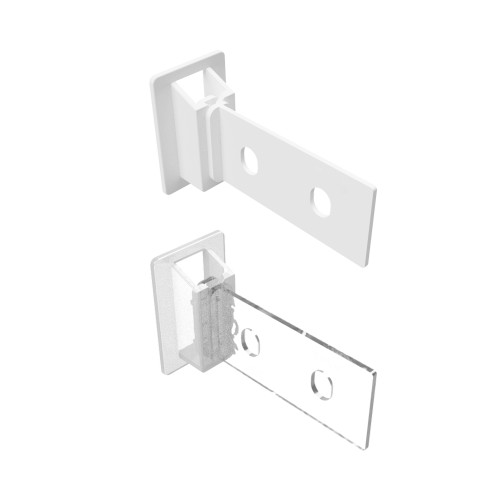 Plastic Corr-A-Clips- Small - Display Components on white background