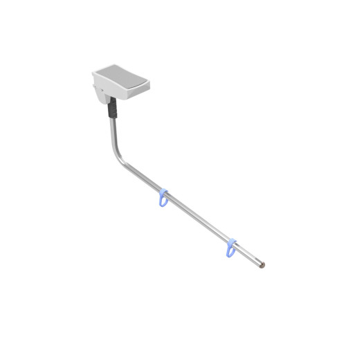 Magnetic Banner Hanger 250mm Silver - Pack of 5 - Powder Coated Aluminium
