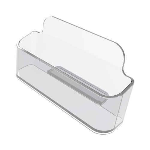 Plastic Business Card Holders - 96 x 50 x 35mm - Signage on white background