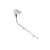 Magnetic Banner Hanger 250mm Silver - Pack of 5 - Powder Coated Aluminium