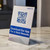 Acrylic Countertop Slanted Sign Holders - A5 - In Situ 2