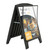 Durable Outdoor A-Board Pavement Sign | Open Cover