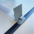 50mm Shelf Pusher and Guide Rail | Attached to T-Rail
