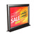 Counter Slide-in Display Frame | A4 Landscape Black