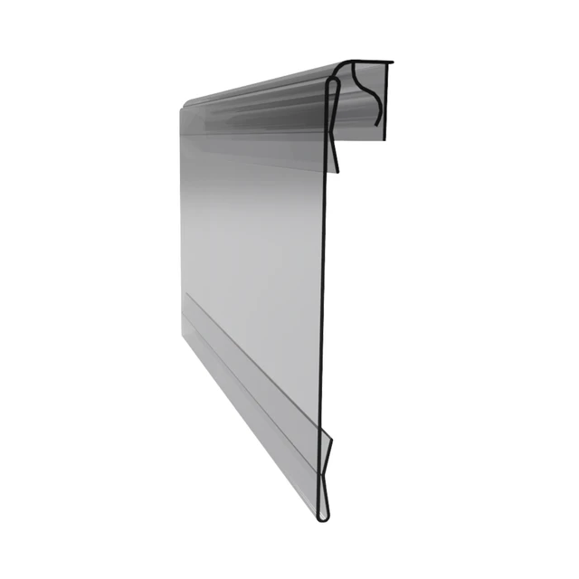 70mm x 210mm Hinged Shelf Talker | Side Loading - Pack of 100