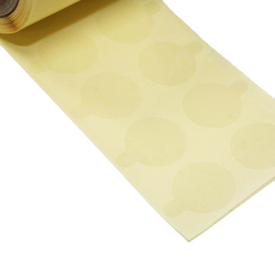 Double-Sided Adhesive Discs with Clear Tab Release | Honey Paper | 22mm ...