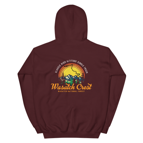 Wasatch Crest - Classic High Altitude Single Track (design on back)