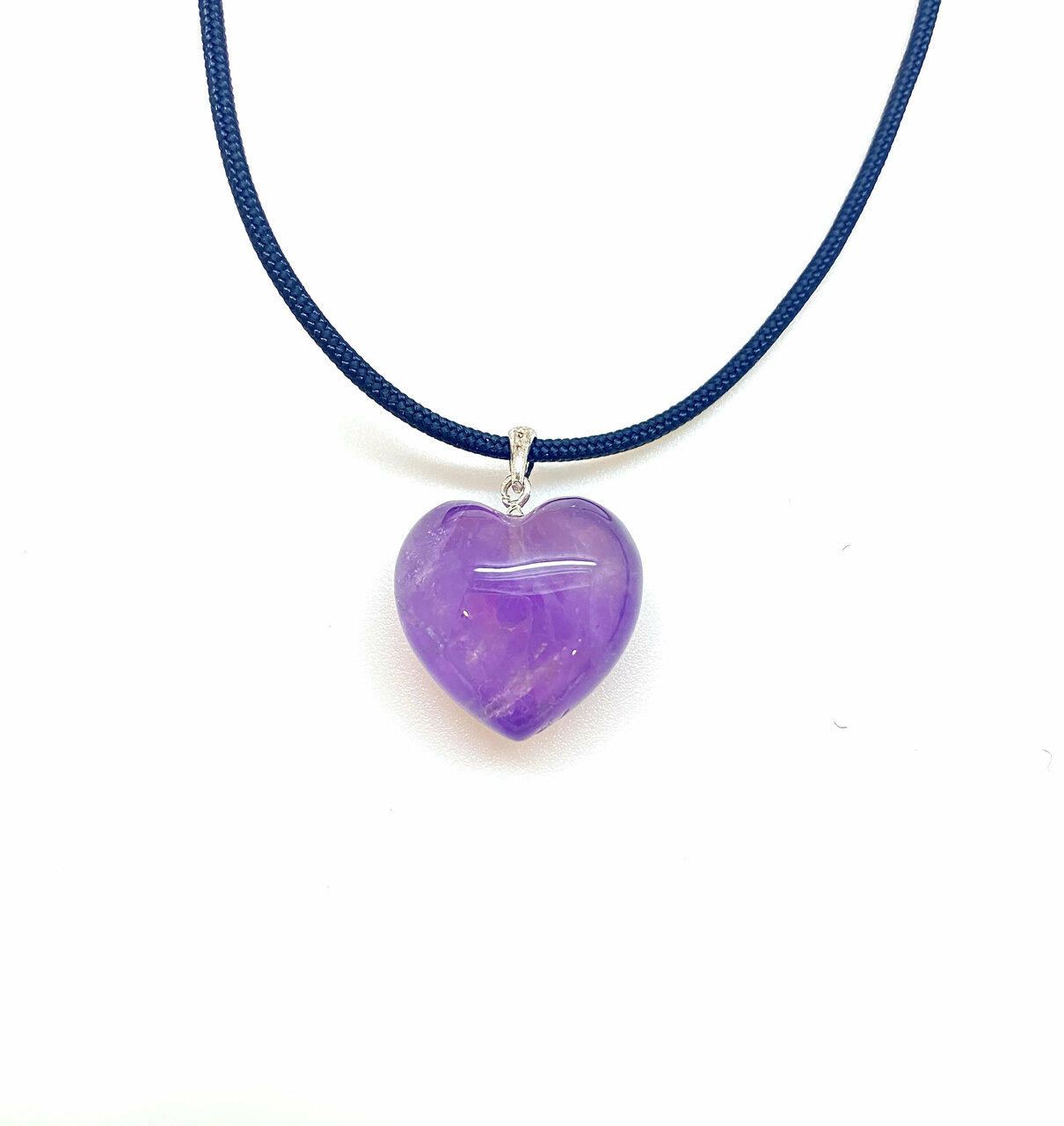 Amethyst Necklace on 28