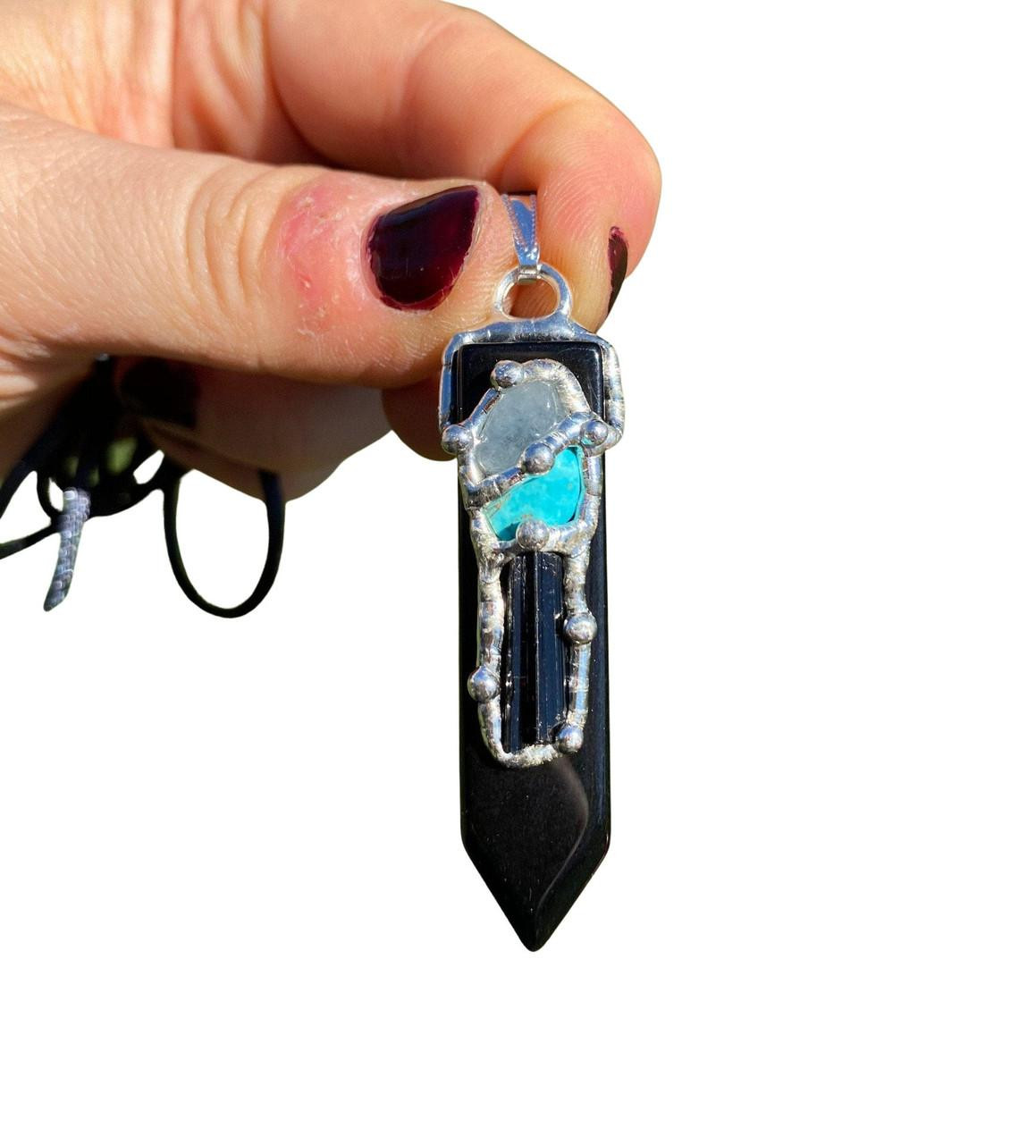 Keep Me Safe Blade Amulet Necklace (Protection) | New Moon Beginnings