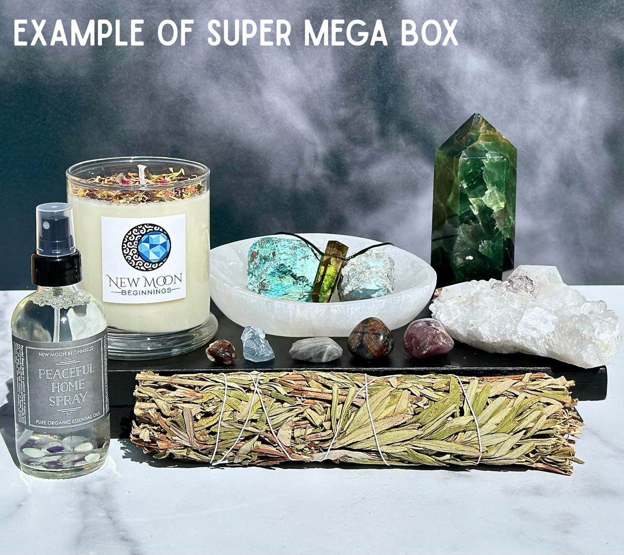 Crystal Mystery Box - Stones, Candles & More! | New Moon Beginnings