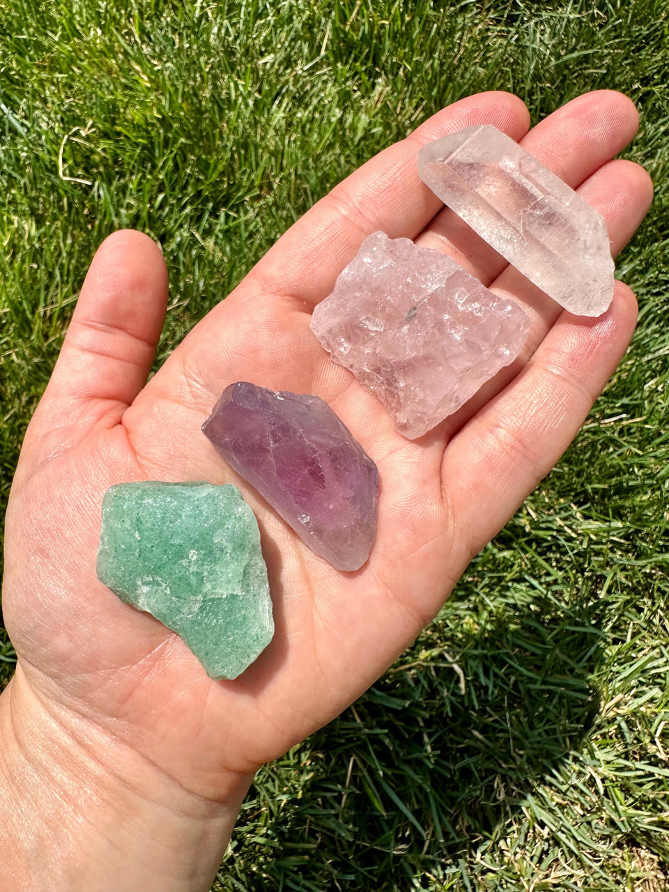 Attract Love Crystal Set (Raw) | New Moon Beginnings