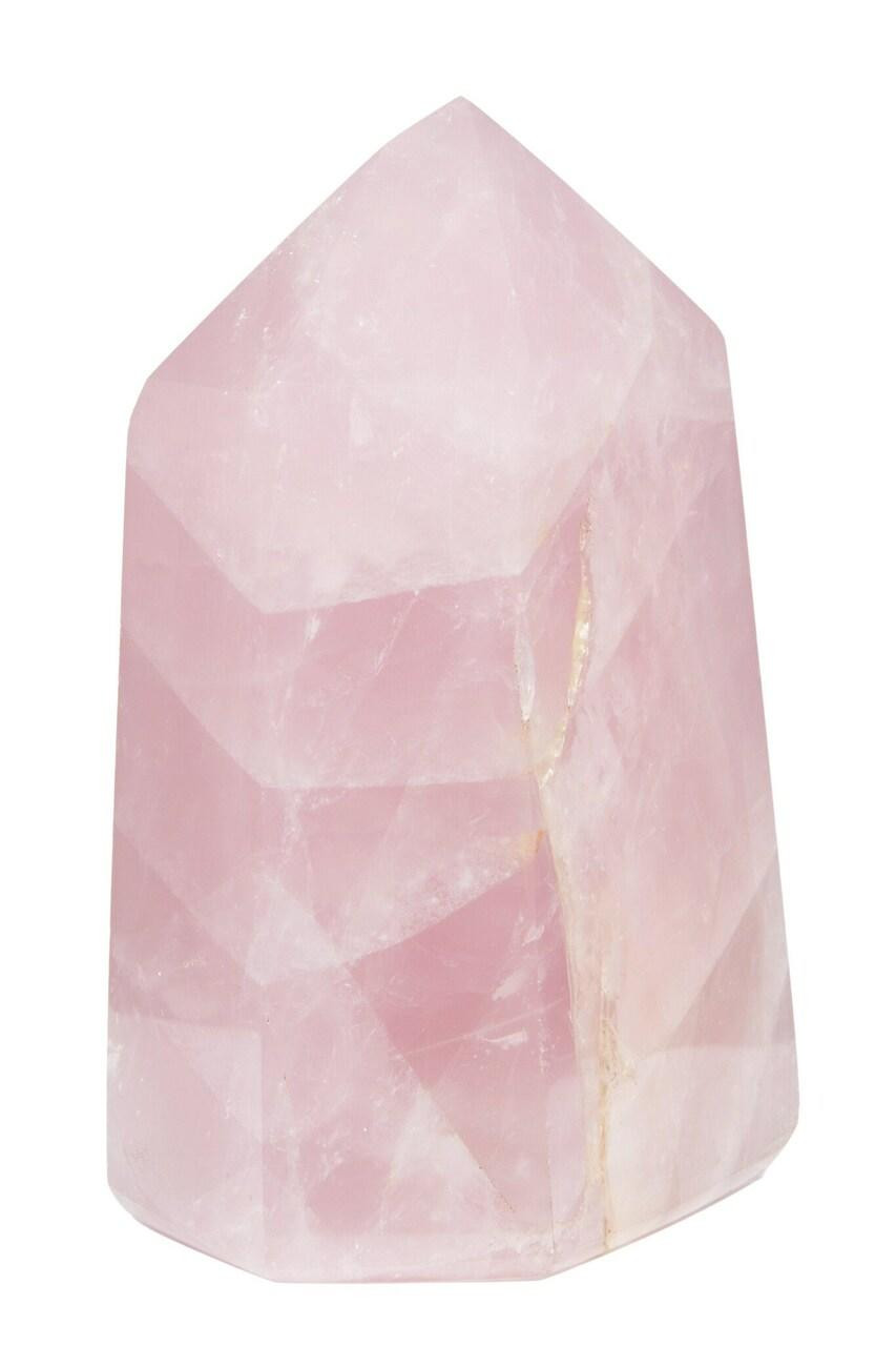 【ローズ クォーツ】 タワー ROSE QUARTZ Tower ポイント Rose Quartz Point - Polished Crystal Tower - 49 | New Moon Beginnings