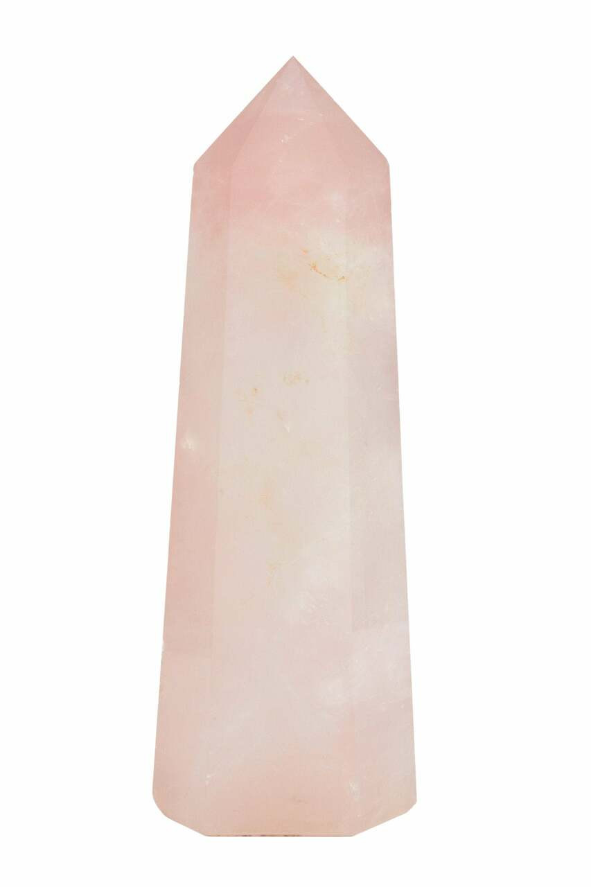 Rose Quartz Point - Polished Crystal Tower - 20 | New Moon Beginnings
