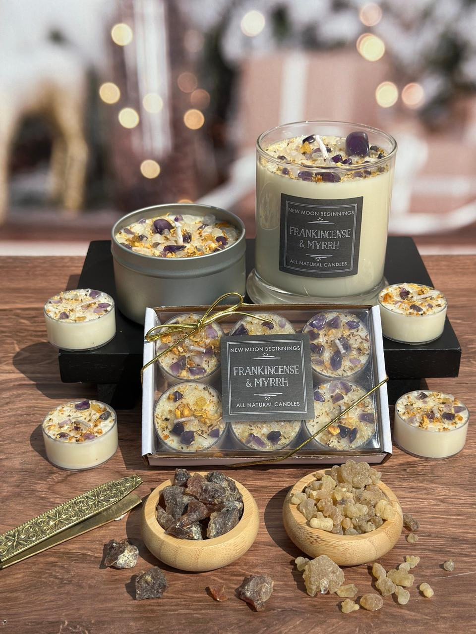 Frankincense & Myrrh Candle | New Moon Beginnings