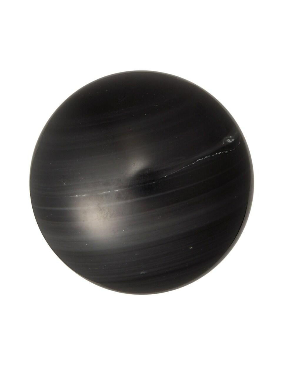 Black Obsidian Stone Sphere - 5 | New Moon Beginnings