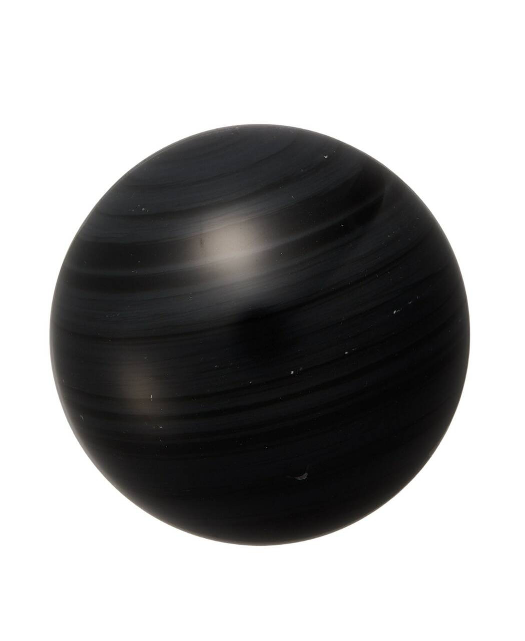 Black Obsidian Stone Sphere - 14 | New Moon Beginnings