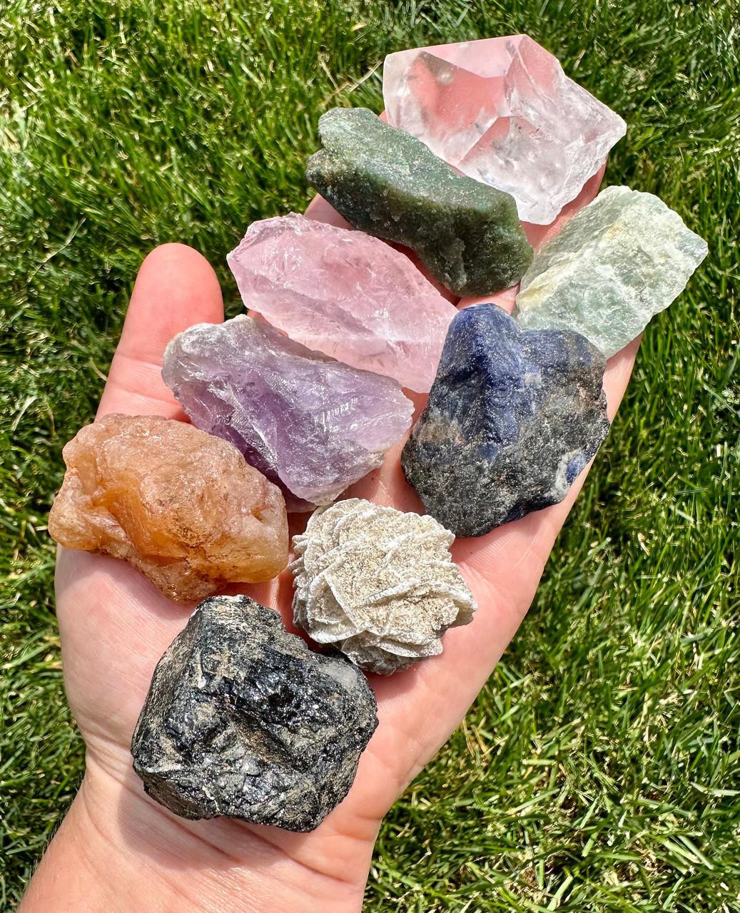 Happy Home Crystal Set (Raw) - 6 | New Moon Beginnings