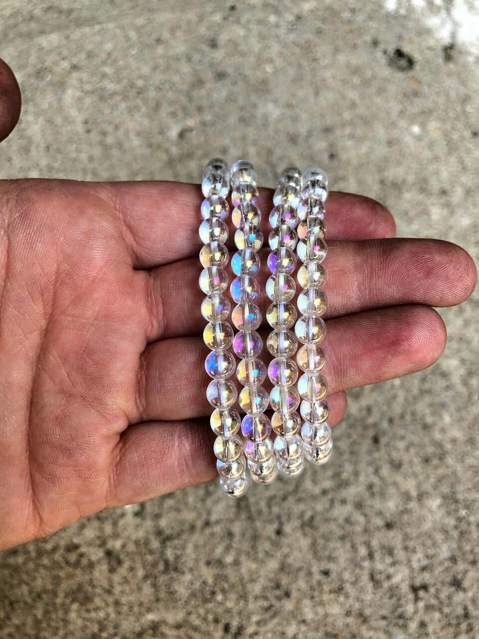 Angel Aura Clear Quartz Bracelet – Mayari Crystals