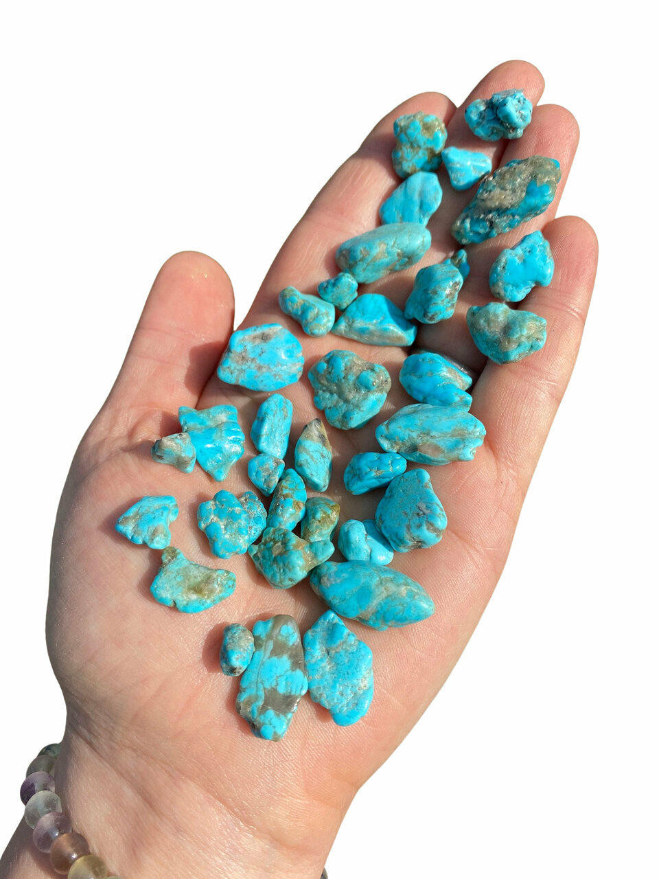 Raw Blue Turquoise Stone - Grade A