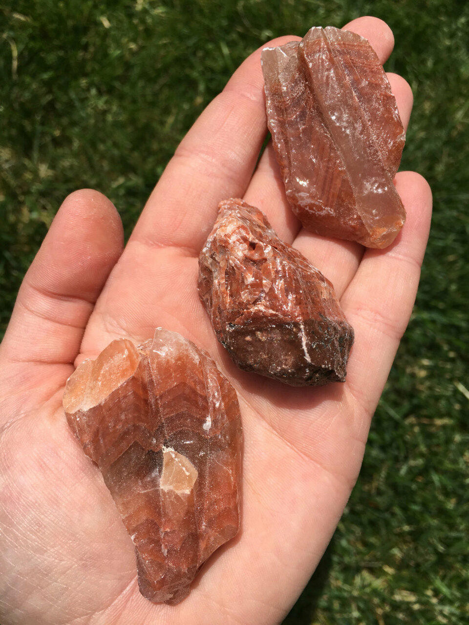 red crystal stone