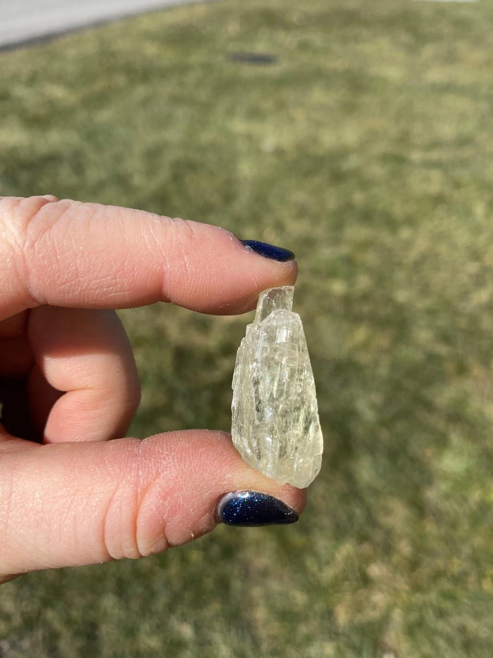 Raw Hiddenite Crystal | New Moon Beginnings