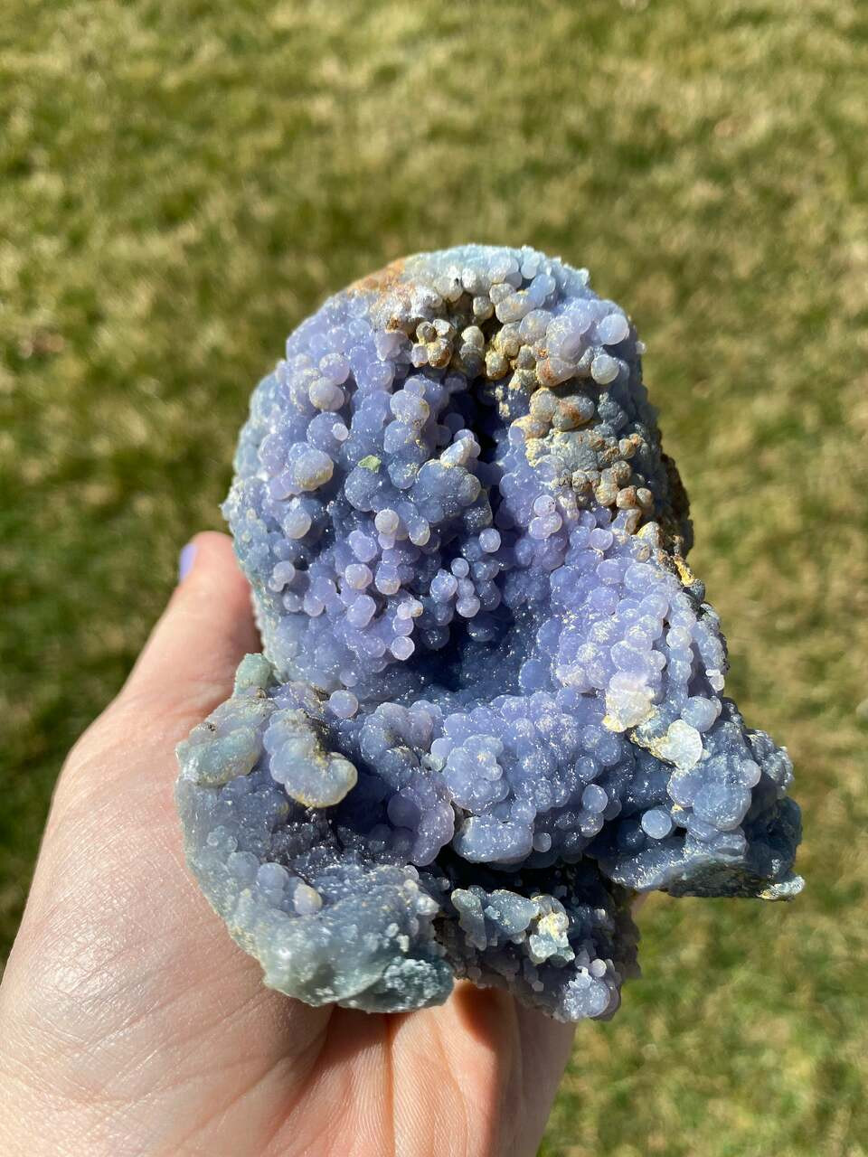 Raw Grape Agate Crystal - No.7