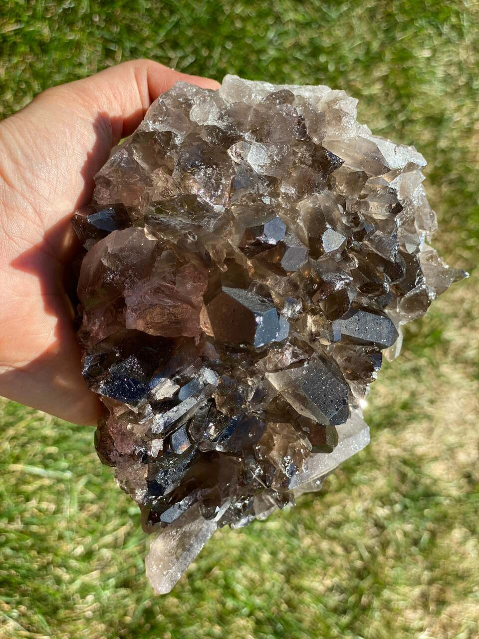 Smoky Quartz Cluster 6.1 oz, Raw Natural Untreated, Unheated