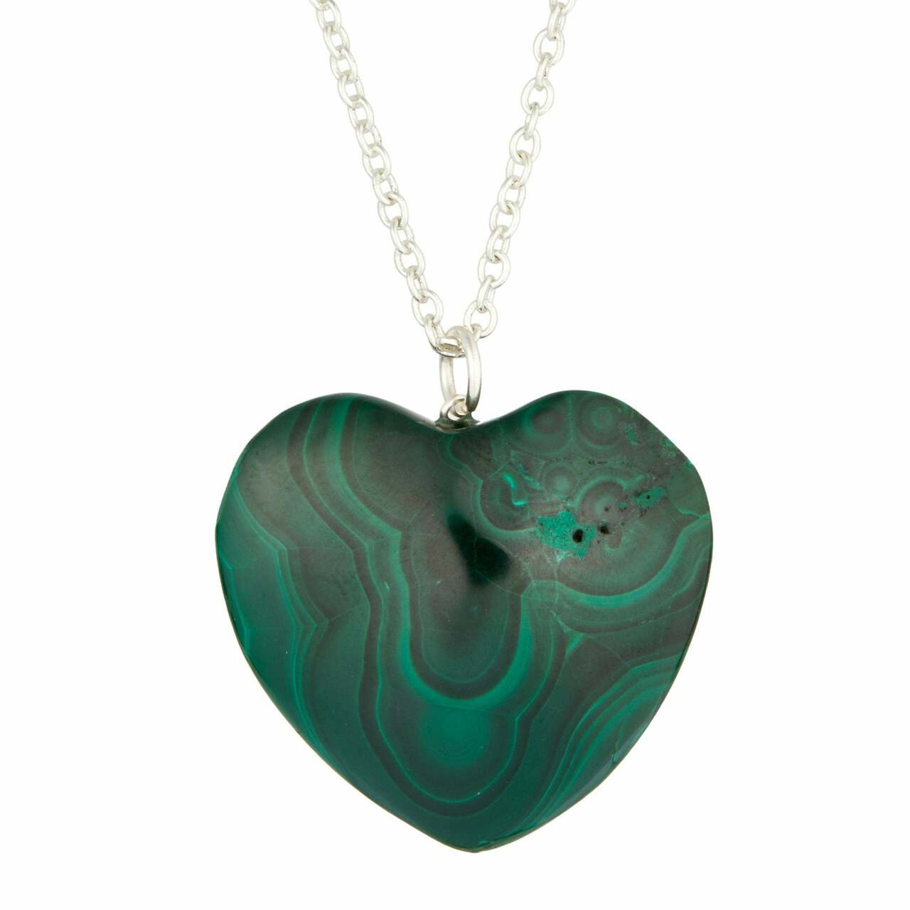 Tree of Life Malachite Pendant in Sterling Silver - ShanOre Irish Jewlery