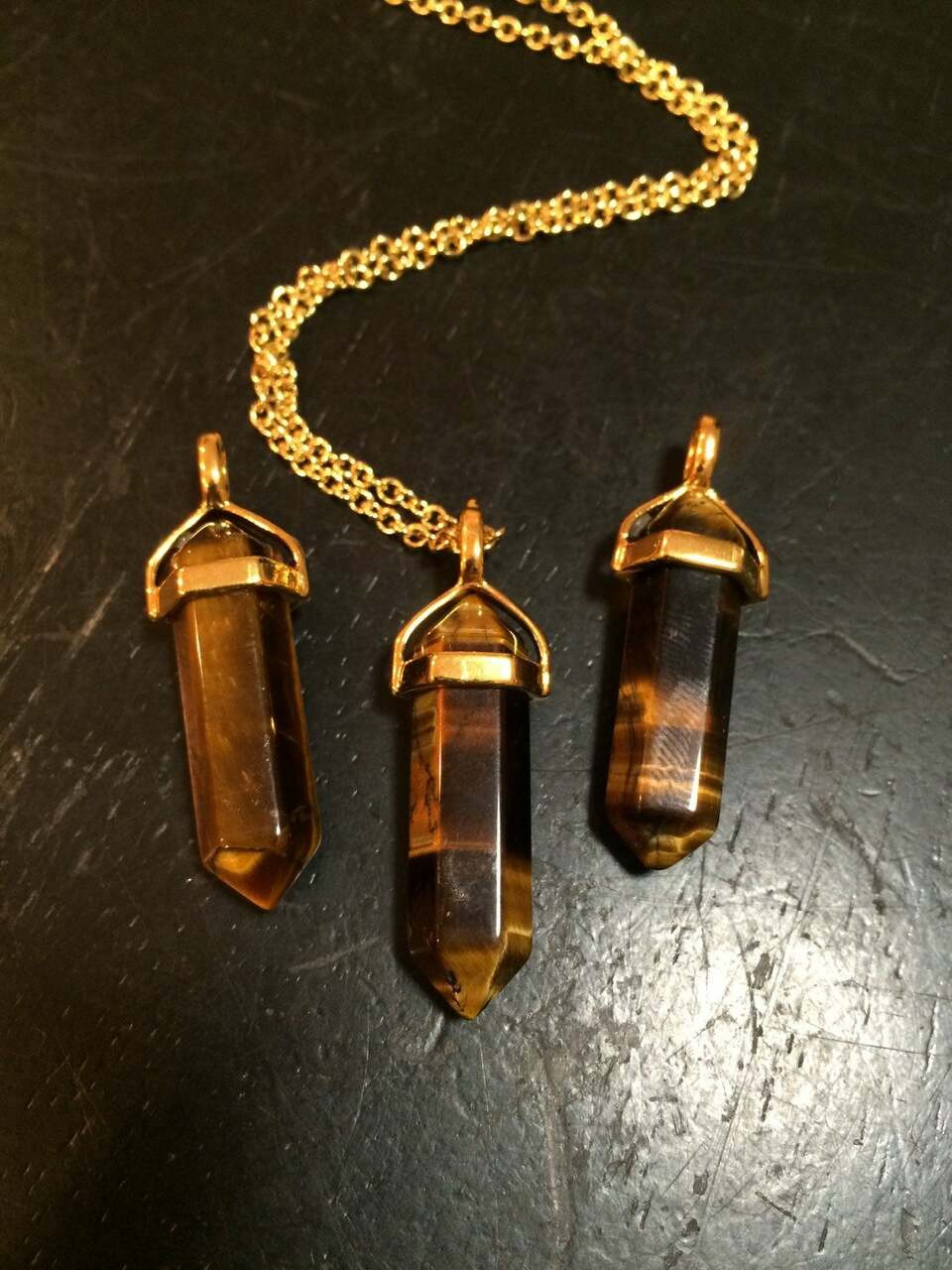 tiger eye locket