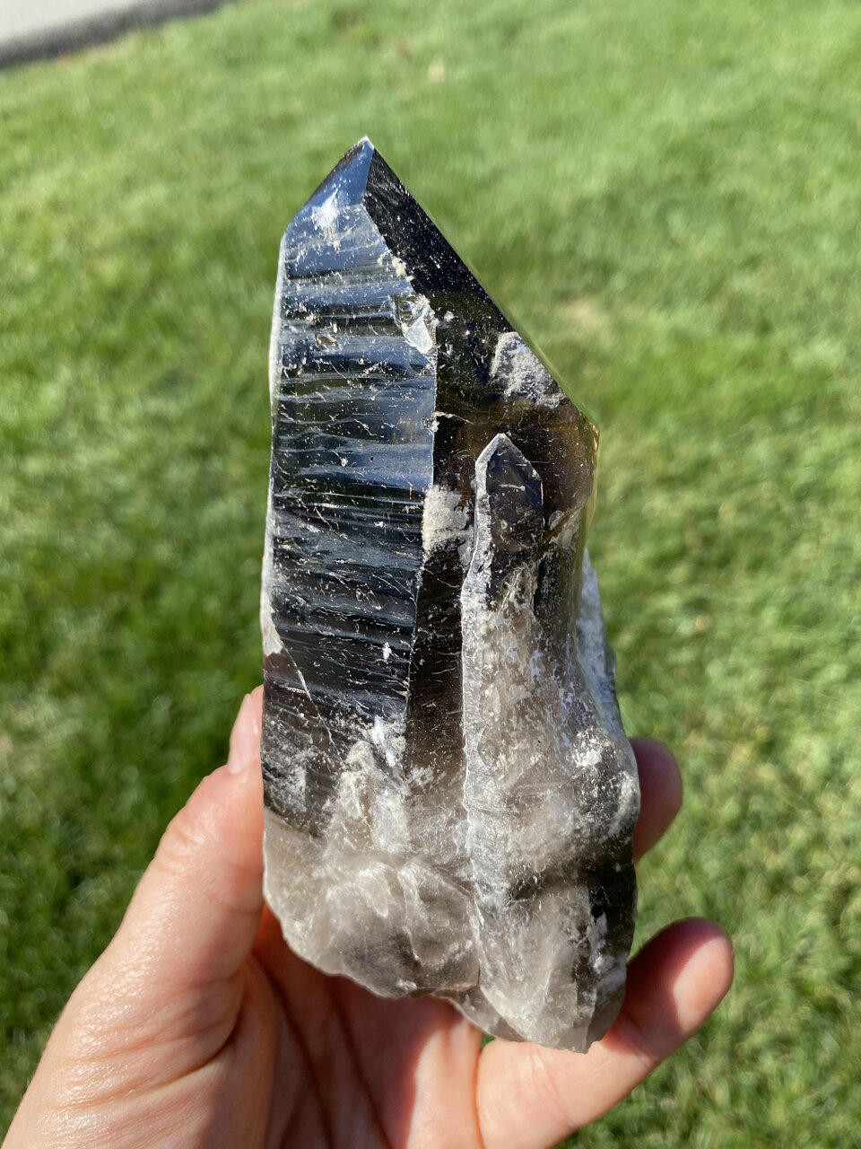 R.ALAGAN ララガン-KNOT SMOKY QUARTZ EARRINGS